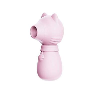Imagem de Gatinho Dibe Sugador Clitóris e Estimulador Feminino 7 Velocidades Recarregável em Silicone Discreto e Portátil