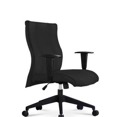 Imagem de Cadeira Diretor Infinity Giratória com Braço -inf0123pt25pt Preto