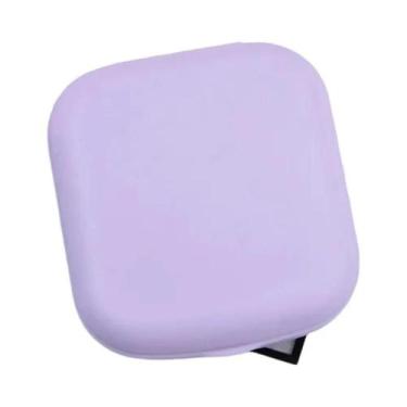Imagem de Mini Estojo Portátil para Lentes de Contato - Colorido com Kit de Arma