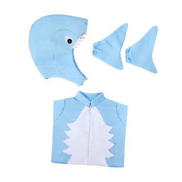 Imagem de Fiocias Traje em forma de tubarão de Halloween, vestido extravagante para adereços de f...