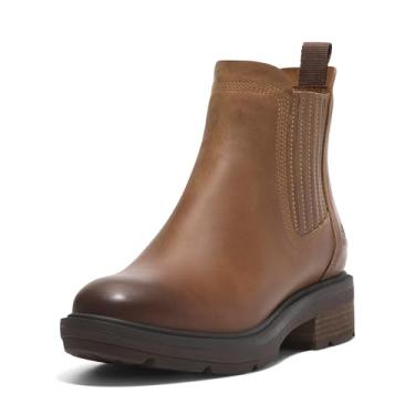 Imagem de Timberland Bota feminina Brimfield Mid Fashion, Marrom médio de flor integral, 7