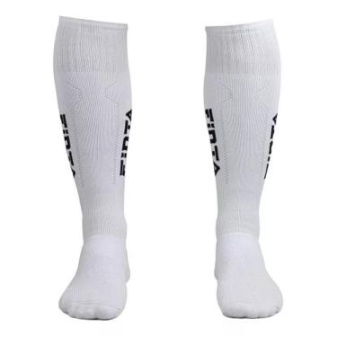 Imagem de Meião de Futebol Pro Class Finta Adulto Várias Cores 38-43 , Branco, 3