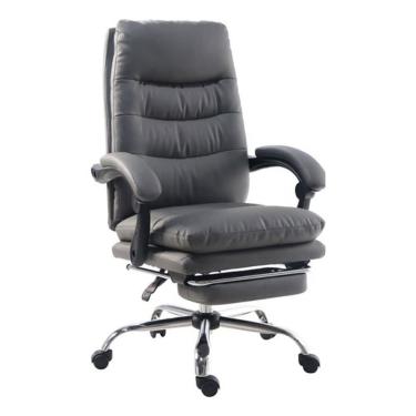 Imagem de Cadeira Escritorio Reclinavel Apoio De Pes Confort Ate 120kg