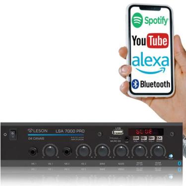 Imagem de Receiver Amplificador Som Ambiente LSA7000 Orion Leson 480w Bluetooth 