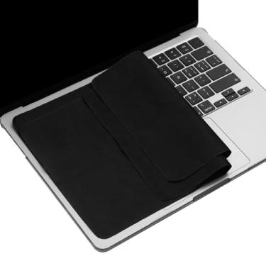 Imagem de Pacote com 2 panos de limpeza de microfibra de 38.1 cm 40.6 cm MacBook Air/MacBook Pro Screen Keyboard Imprint Protection, protetor de teclado compatível com MacBook Air 15,3 polegadas/MacBook Pro 15