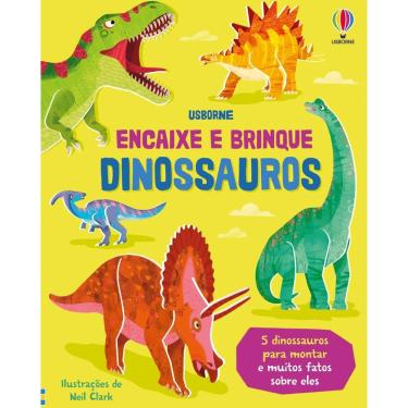 Imagem de Dinossauros para Montar | Editora Usborne | Livro Infantil Interativo