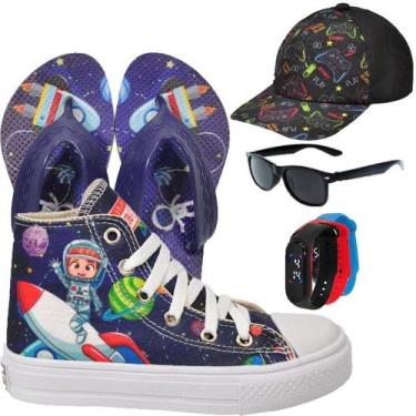 Imagem de Tênis Botinha Infantil Masculino Personagem Aranha/Foguete/Futebol/Gam