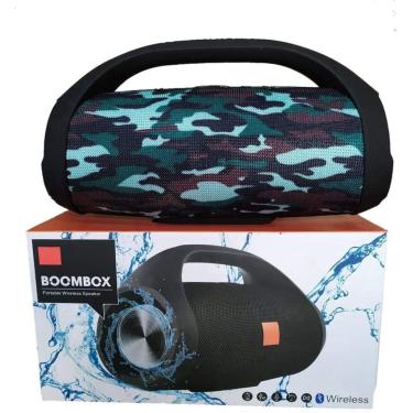 Imagem de Caixa De Som Grande 35CM Boombox Bluetooth 60w Portátil Android iOS