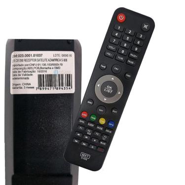 Imagem de Controle Remoto Receptor Satélite Mxt C01280
