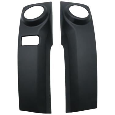 Imagem de UOIENRT Capa de painel de controle de ar condicionado com acabamento interno, 2 peças, preto fosco, acabamento do painel de controle de ar condicionado, substituição para Toyota 4Runner 2010-2023