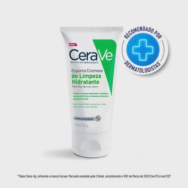 Imagem de Espuma cremosa de limpeza hidratante cerave 140G