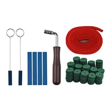 Imagem de Piano Tuning Kit Universal Piano Tuning Wrench, Tuner Instrumento, Com Tuning Wrench, Temperamento Strip, Mudos, Feltro Balance Rail Punchings, para Tuning Iniciante