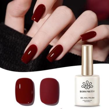 Imagem de Verniz em Gel Born Pretty Burgundy 10ml - Soak Off UV/LED