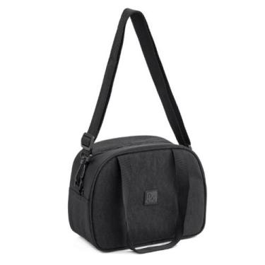 Imagem de Lancheira Térmica Juvenil Feminina Escolar Passeio - Denlex, Preto