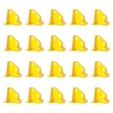 Imagem de Bothyi Acessórios para piso de piso de piso de 20 peças, laminados de piso, 1/4 de polegada de 1/2 polegada, ferramenta de instalação de piso de madeira para, Amarelo