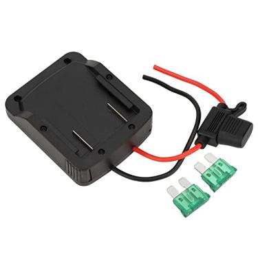 Imagem de Adaptador de Bateria de Lítio de 18V Com Fusíveis 30A, Concha ABS, Compatível Com Baterias 18V, para Alimentar As Bicicletas E, Skates, Carros de Brinquedo, etc.