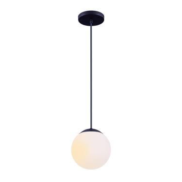 Imagem de Lustre Pendente Vidro Globo Jabuticaba Balcão Cozinha Quarto Sala Chelsea1 Lâmpada E27 Bivolt