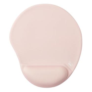 Imagem de Mr. Pen - Mouse pad com suporte de pulso, almofada ergonômica, suporte para jogos em gel, mouse rosa claro