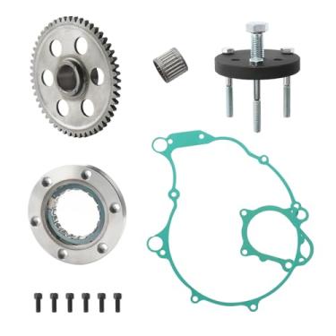 Imagem de Conjunto unidirecional de embreagem de arranque, rolamento, engrenagem, parafuso, junta, extrator de volante, para Yamaha Raptor 660R 2001-2003