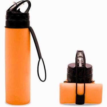Imagem de Garrafa De Água Dobrável Squeeze Corrida Academia 600ml - Kehome, Lara