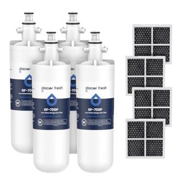 Imagem de GLACIER FRESH LG LT700P filtro de água para geladeira, certificação NSF substituição de geladeira compatível com LG LT700P, LT700PC, Kenmore 9690, 46-9690, ADQ36006101, ADQ36006101-S, ADQ36006102, ADQ3600610