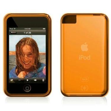 Imagem de Speck Capa rígida SeeThru e coldre para iPod touch 1G (Laranja)