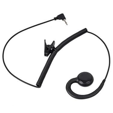 Imagem de TWAYRDIO Fone de ouvido de 2,5 mm apenas para ouvir com gancho macio em forma de C, fone de ouvido para rádio Harris XL200 microfone de lapela HYT Hytera SM26M1 SM26N2 SM26N4 microfone de alto-falante