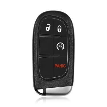Imagem de Keylessbest Substituição para controle remoto Jeep Cherokee 2018 2019 2020 2021 GQ4-54T 4 botões 433MHz