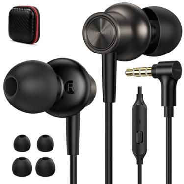 Imagem de Fones de ouvido de 3,5 mm com fio, fones de ouvido com fio, com microfone, P/M/G, pontas de fone de ouvido para videoconferência para iPhone 6s, Android, Samsung, computador, laptop, crianças,