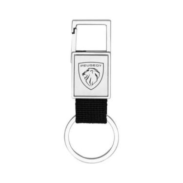 Imagem de Chaveiro Mosquetão Metal Fosco Para Peugeot - N - Lualki Store Laser