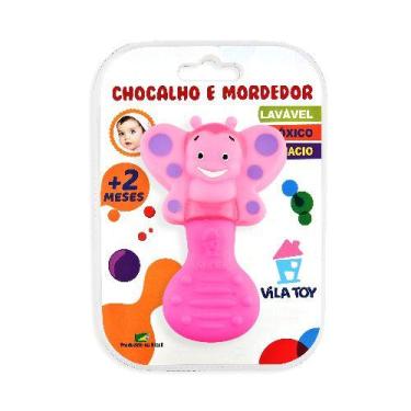 Imagem de Chocalho Vila Toy Abelha - Rosa