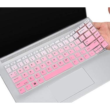 Imagem de Capa protetora de teclado para notebook HP ProBook 440 445 G5 G6 G7 G8 35.6 cm, HP ProBook x360 440 G1 35.6 cm, HP ProBook 640 G4 G5 G7 G8 35.6 cm, HP ProBook 430 G5 Rosa