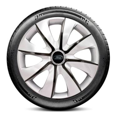 Imagem de Calota 4403 Ford Aro 14 Prata e Grafite Prime Escolha carro