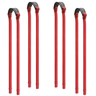 Imagem de Anglekai Faixa de borracha de substituição de estilingue, pacote com 4 faixas de estilingue tubulares elásticas compatíveis com todas as inserções, pulseira de borracha de substituição de catapulta