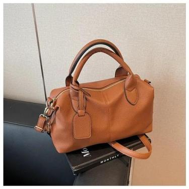Imagem de Bolsa Tote Feminina Grande - Estilo Retrô Fosco para Primavera/Outono,