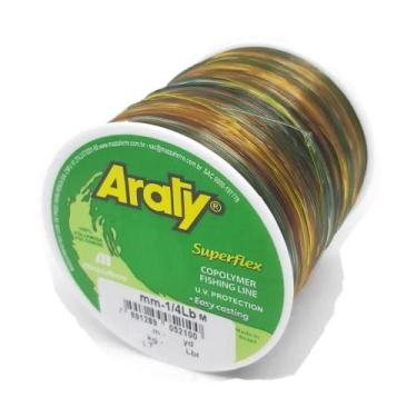 Imagem de Linha Monofilamento Araty Superflex 1/4 LB MultColor  Mazzaferro 470mt