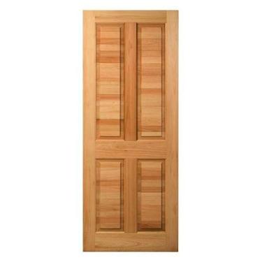 Imagem de Porta Montada PM44 Hagá em Madeira Maciça Eucalipto Cruzeiro, 90cm x 2