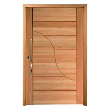 Imagem de Porta Pivotante PM91 Sublime em Madeira Maciça Eucalipto Cruzeiro, 100