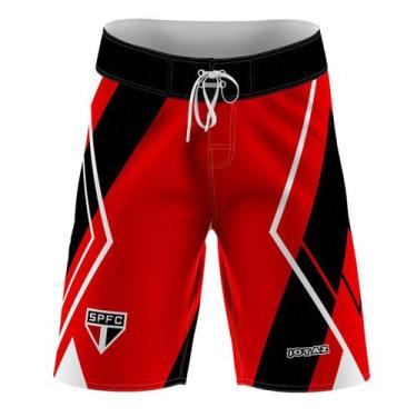 Imagem de Bermuda do São Paulo Tricolor SPFC Tactel com Elastano Oficial - JOTAZ