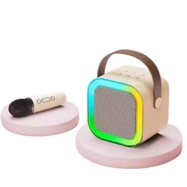 Imagem de Microfone de Mão Sem Fio - Tecnologia Bluetooth, Som Estéreo para Karaokê e Entretenimento (Aleatório)