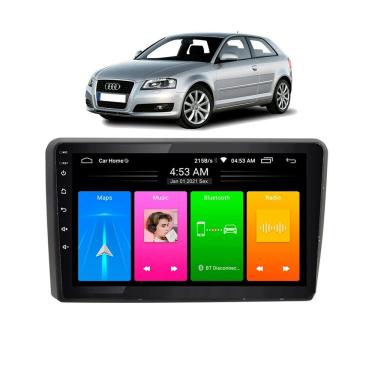 Imagem de Kit Multimídia Audi A3 2007 / 2013 9 Pol Android Carplay Gps 2/32GB - 915BR ROADSTAR