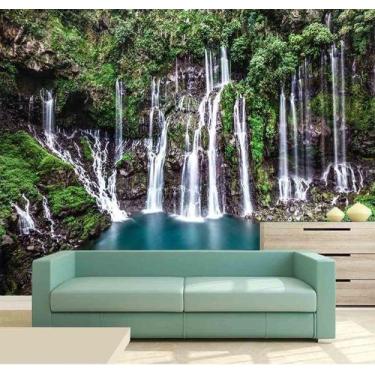 Imagem de Papel de Parede - Paisagens Cachoeira 3D 3,75M² na 023 - Voce Decorand