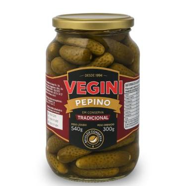 Imagem de Mini Pepinos Conserva Sem Glúten Vidro 540g Natural - Lepzo