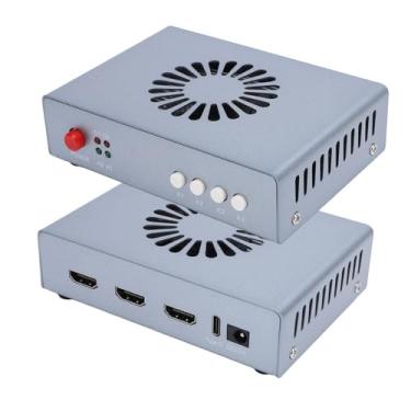 Imagem de ASHATA Sintetizador Hdmi Dma Adaptável Por Hardware 3840X2160 60Hz Fusor, Combinador, Sobreposição, Sobreposição De Exibição, 2 Entradas (Eua)