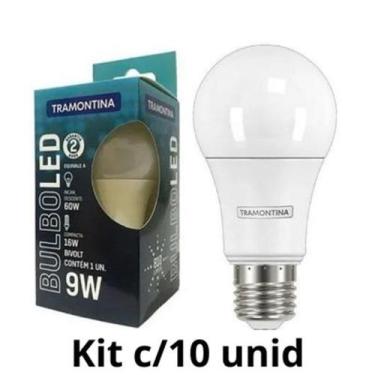 Imagem de Lâmpada 9W Led 6500k Tramontina kit c/10 uni 