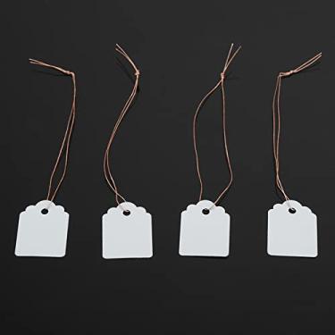 Imagem de ZJchao Plant Tag, Nome da Planta Tag 200pcs Rótulos de Plantas Reutilizáveis ​​ Com Rótulos de Cordas Marcadores de Marcadores de Plástico de Jardim para Jardim Ao Ar Livre (Branco)