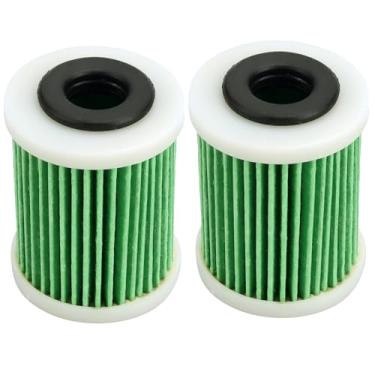 Imagem de Yerbay Filtro De Combustível Para Motores Popa Yamaha F150 F175 F200 F225 F250 F300 F350 Hp (2006 E Posteriores) Substituição 6P3-Ws24A-00-00 6P3-Ws24A-01-00 (2 Peças)