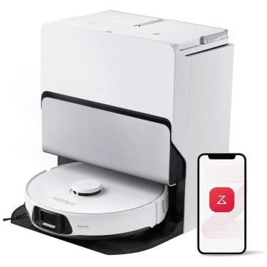 Imagem de Robô Aspirador e Esfregão Roborock S8 Max Ultra, Base Tudo-em-Um, Navegação LiDAR PreciSense, Detecção de Sujeira, Autovazamento, 8000Pa de