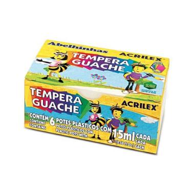 Imagem de Guache Acrilex com 6 cores 15ml