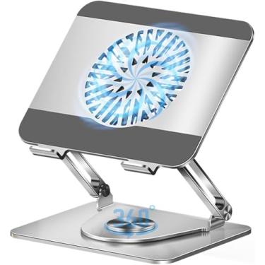 Imagem de Hilika Suporte Notebook Cooler, Base para Notebook, Estável Apoio para Notebook, Suporte com Cooler, Ajustável Suporte para Macbook